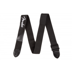 2" Blk Poly Strap, Wht...