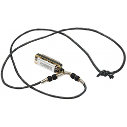 Mini Harp Necklace Black