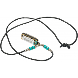 Mini Harp Necklace Light Blue