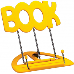 UNI-BOY BOOK STAND YELLOW - Supporto da tavolo multiuso