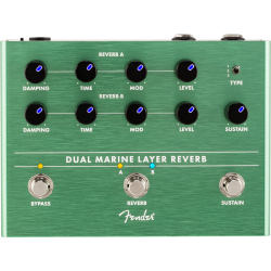 Fender Dual Marine Layer Reverb, pedale riverbero per chitarra elettrica