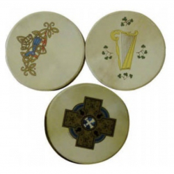 S196D Bodhran 16" Decorata...