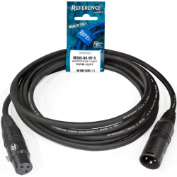 REFERENCE CABLES - MCR5-BK-MF-3-R, Cavo audio bilanciato XLR-M/XLR-F, Merula