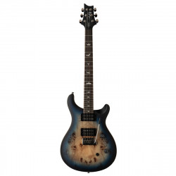Prs Se Custom 24-08 Poplar Burl LTD Lake Blue Midnight Burst - Chitarra elettrica solid body