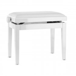 Gewa Panca per piano Deluxe Vinyl Bianco lucido