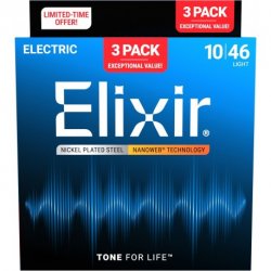 Elixir 3-Pack 16567 Electr...