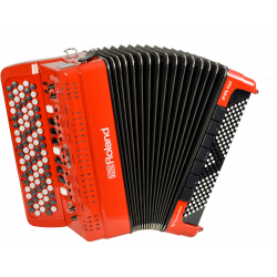 roland fr-4xb red fisarmonia digitale rossa